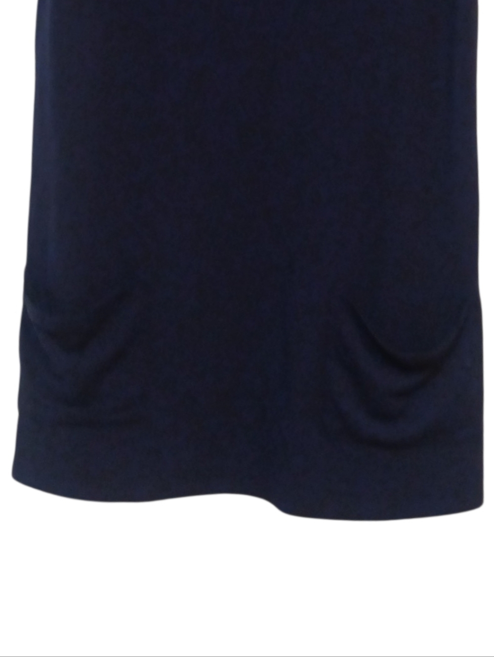 Cable & Gauge - NWOT, Navy Blue Tunic Top, Front Pockets, Short Sleeve W/Cuffs - Picture 6 of 10